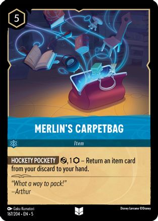 Merlin's Carpetbag - 167/204 - Uncommon (Foil)