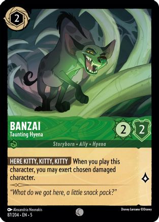 Banzai (Taunting Hyena) - 87/204 - Common (Foil)