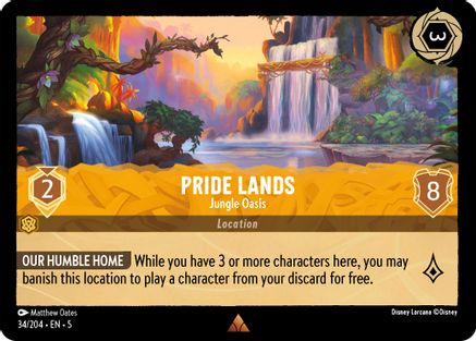 Pride Lands (Jungle Oasis) - 34/204 - Rare (Foil)