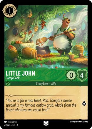 Little John (Camp Cook) - 71/204 - Uncommon (Foil)