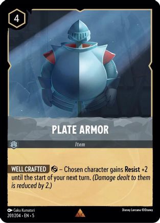 Plate Armor - 201/204 - Rare (Foil)