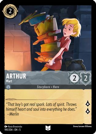 Arthur (Wart) - 190/204 - Uncommon (Foil)