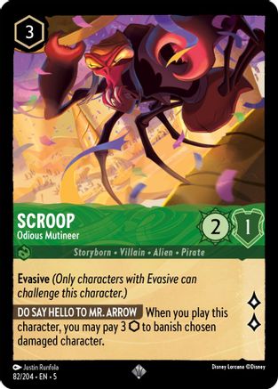 Scroop (Odious Mutineer) - 82/204 - Super Rare