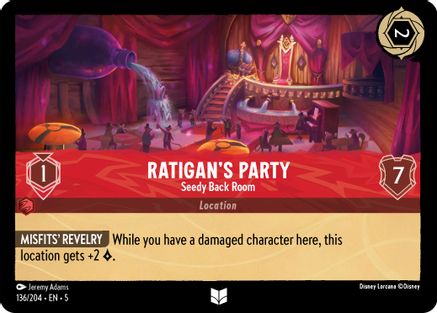 Ratigan's Party (Seedy Back Room) - 136/204 - Uncommon (Foil)