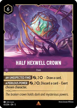 Half Hexwell Crown - 65/204 - Rare (Foil)