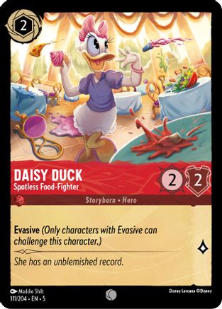 Daisy Duck (Spotless Food-Fighter) - 111/204 - Common (Foil)