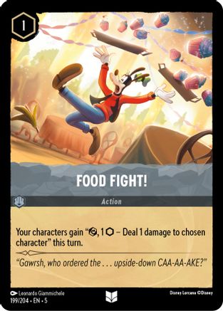 Food Fight! - 199/204 - Uncommon (Foil)