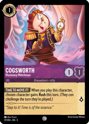 Cogsworth (Illuminary Watchman) - 37/204 - Common