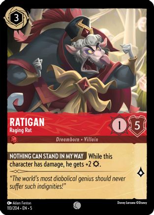 Ratigan (Raging Rat) - 113/204 - Common