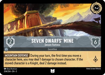 Seven Dwarfs' Mine (Secure Fortress) - 204/204 - Uncommon (Foil)