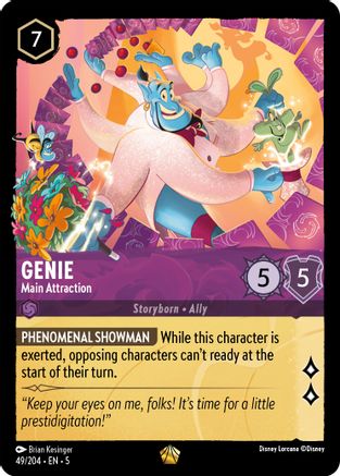 Genie (Main Attraction) - 49/204 - Legendary (Foil)