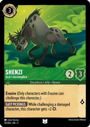 Shenzi (Scar's Accomplice) - 70/204 - Uncommon (Foil)