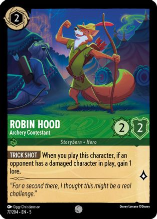 Robin Hood (Archery Contestant) - 77/204 - Common (Foil)