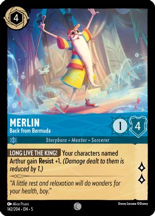 Merlin (Back from Bermuda) - 142/204 - Common (Foil)