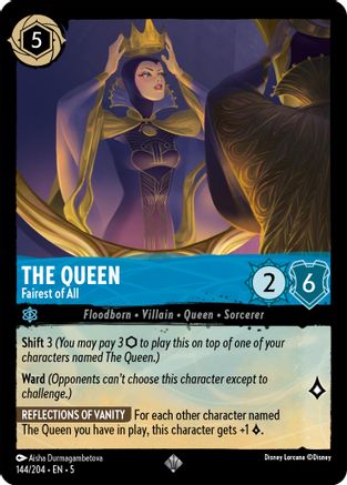 The Queen (Fairest of All) - 144/204 - Super Rare (Foil)