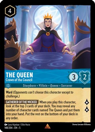 The Queen (Crown of the Council) - 148/204 - Rare (Foil)