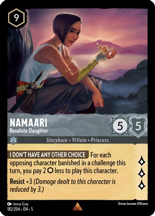 Namaari (Resolute Daughter) - 182/204 - Rare (Foil)