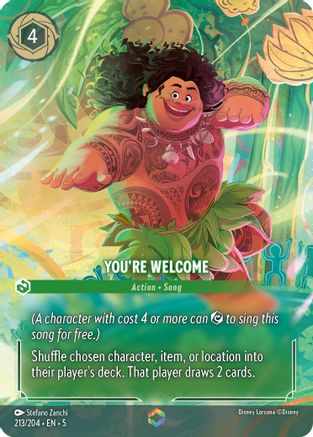 You're Welcome - 213/204 - Enchanted