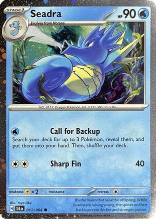 Seadra (Cosmos Holo) 011/064  - Holofoil Miscellaneous Cards & Products - Promo