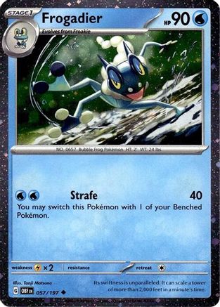 Frogadier (Cosmos Holo) 057/197  - Holofoil Miscellaneous Cards & Products - Promo