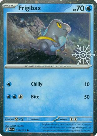 Frigibax (Holiday Calendar) 058/193  - Holofoil Miscellaneous Cards & Products - Common