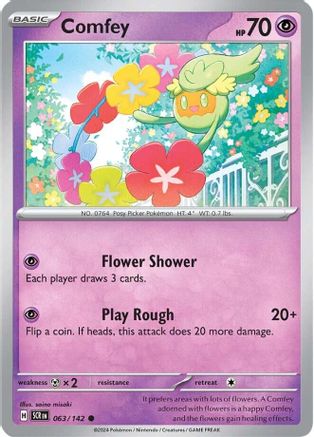 Comfey 063/142  SV07 Stellar Crown - Common