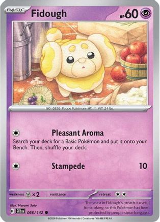 Fidough 066/142  SV07 Stellar Crown - Common