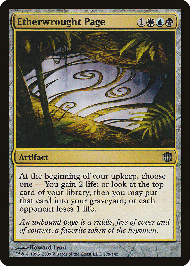 Etherwrought Page (ARB-108)  Foil