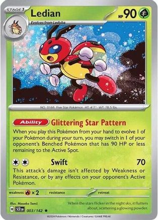 Ledian - 3/142 - Rare