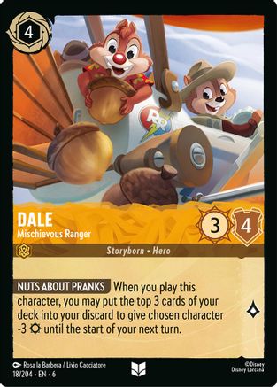 Dale (Mischievous Ranger) - 18/204 - Uncommon