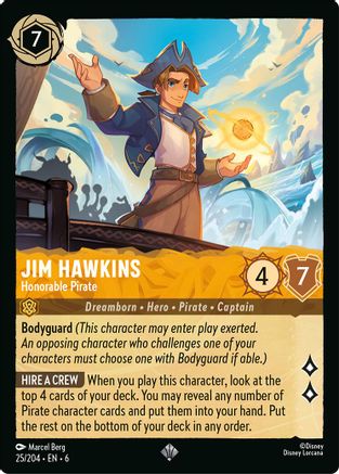 Jim Hawkins (Honorable Pirate) - 25/204 - Super Rare