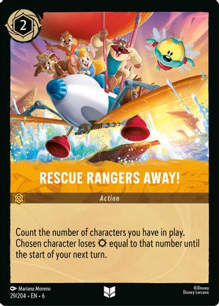Rescue Rangers Away! - 29/204 - Uncommon (Foil)
