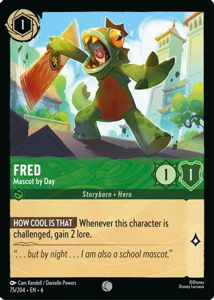 Fred (Mascot by Day) - 75/204 - Common