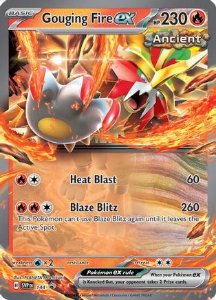 Gouging Fire ex 144 - Holofoil - Promo