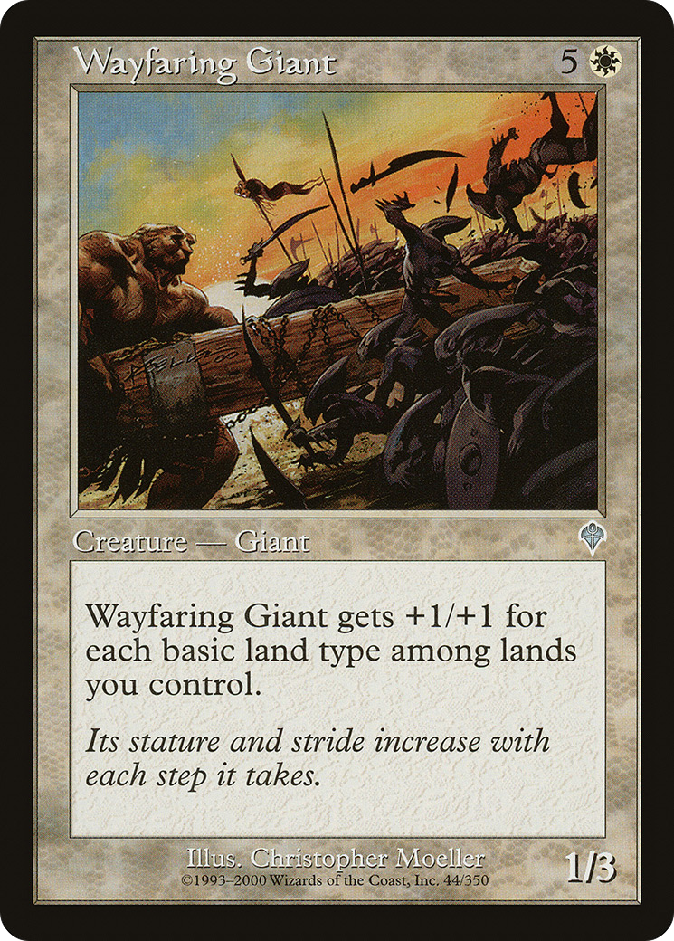 Wayfaring Giant (INV-044)  Foil