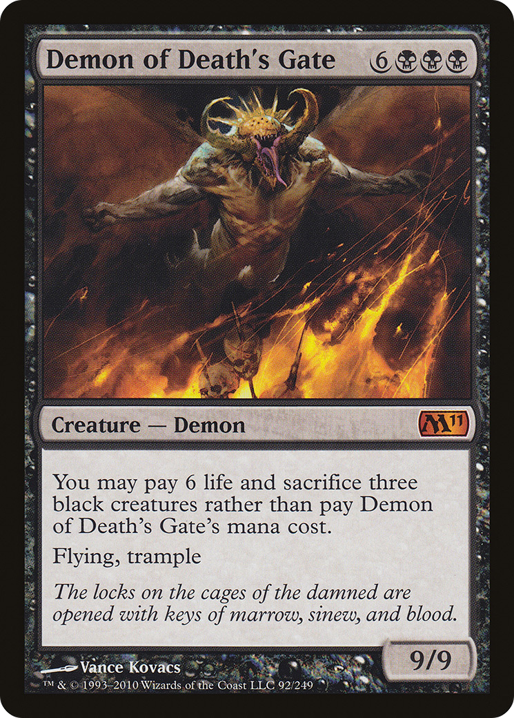 Demon of Death's Gate (M11-092)  Foil