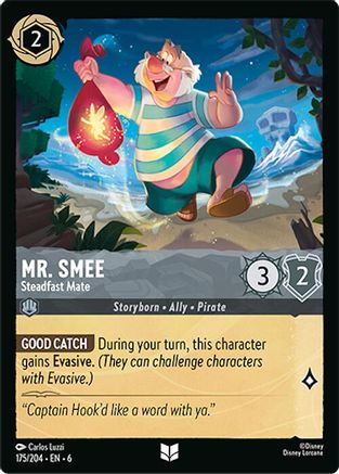 Mr. Smee (Steadfast Mate) - 175/204 - Uncommon