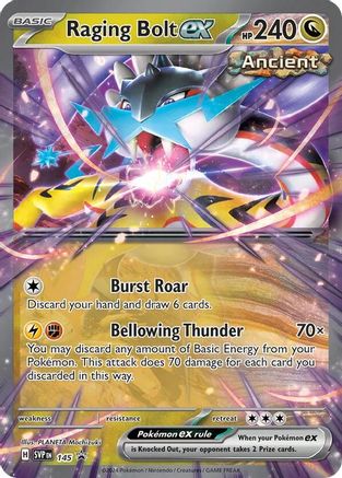 Raging Bolt ex 145 - Holofoil - Promo
