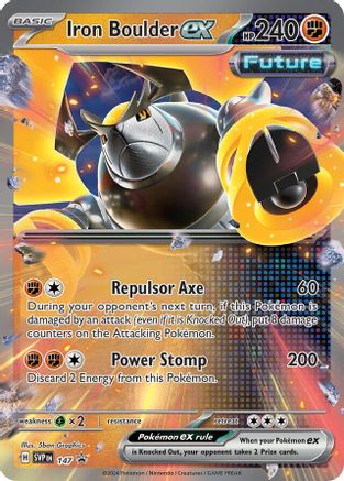 Iron Boulder ex 147 - Holofoil - Promo
