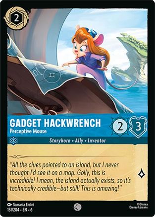 Gadget Hackwrench (Perceptive Mouse) - 151/204 - Common (Foil)