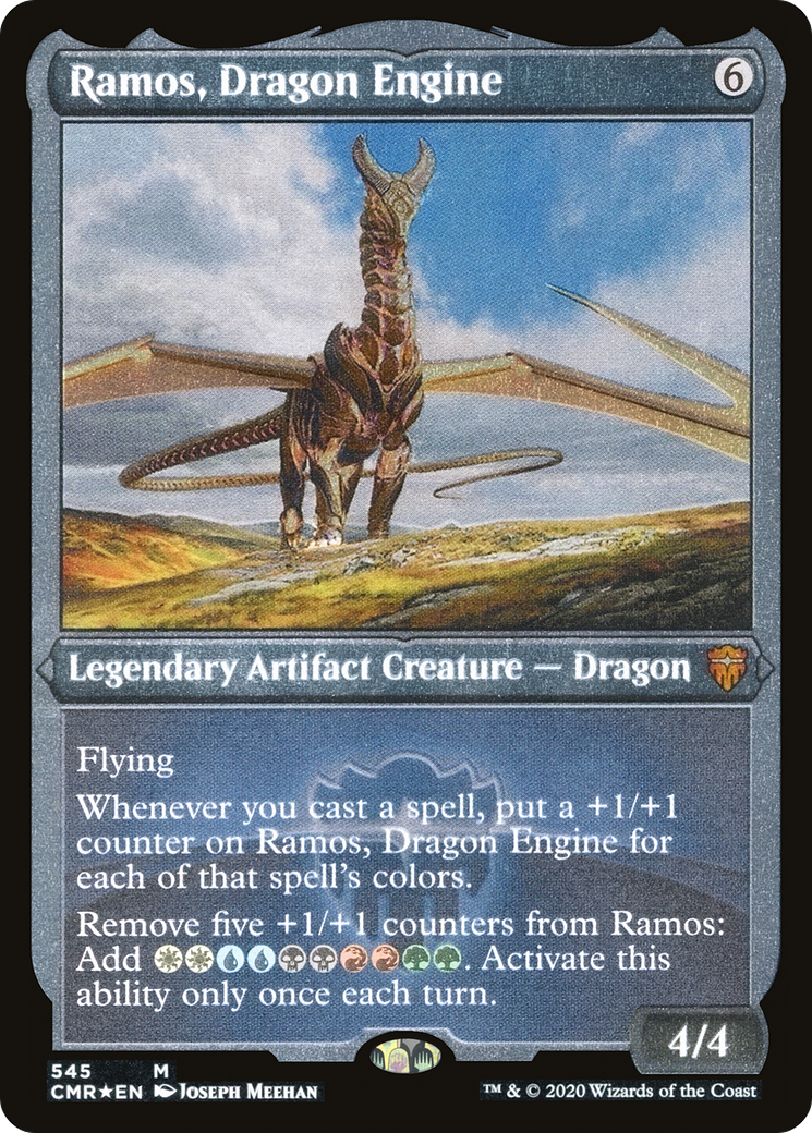 Ramos, Dragon Engine (Foil Etched) (CMR-545)  Foil