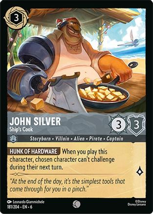 John Silver (Ship's Cook) - 181/204 - Common (Foil)