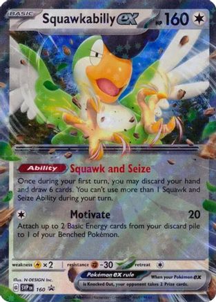 Squawkabilly ex 160 - Holofoil - Promo