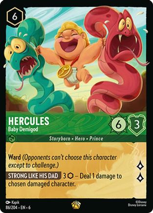 Hercules (Baby Demigod) - 86/204 - Legendary