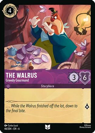 The Walrus (Greedy Gourmand) - 46/204 - Uncommon (Foil)