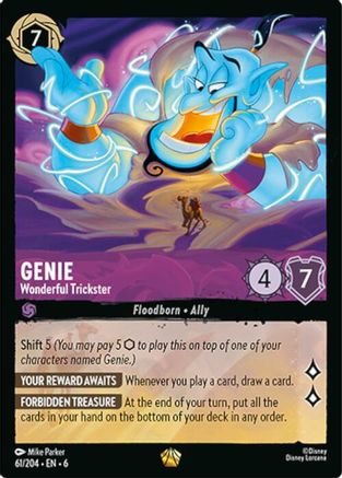 Genie (Wonderful Trickster) - 61/204 - Legendary (Foil)