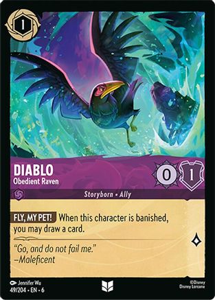 Diablo (Obedient Raven) - 49/204 - Uncommon (Foil)