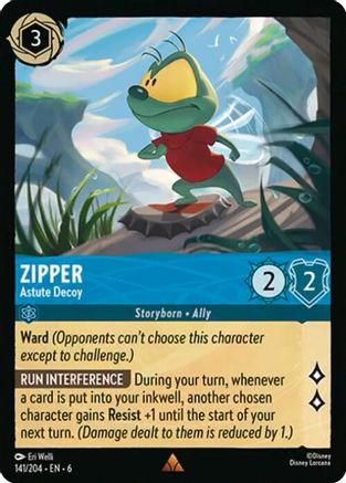 Zipper (Astute Decoy) - 141/204 - Rare