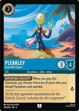 Pleakley (Scientific Expert) - 144/204 - Uncommon