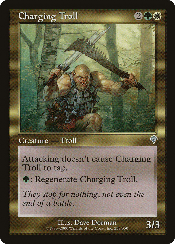 Charging Troll (INV-239)  Foil